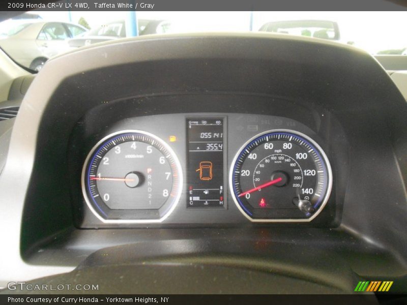 Taffeta White / Gray 2009 Honda CR-V LX 4WD