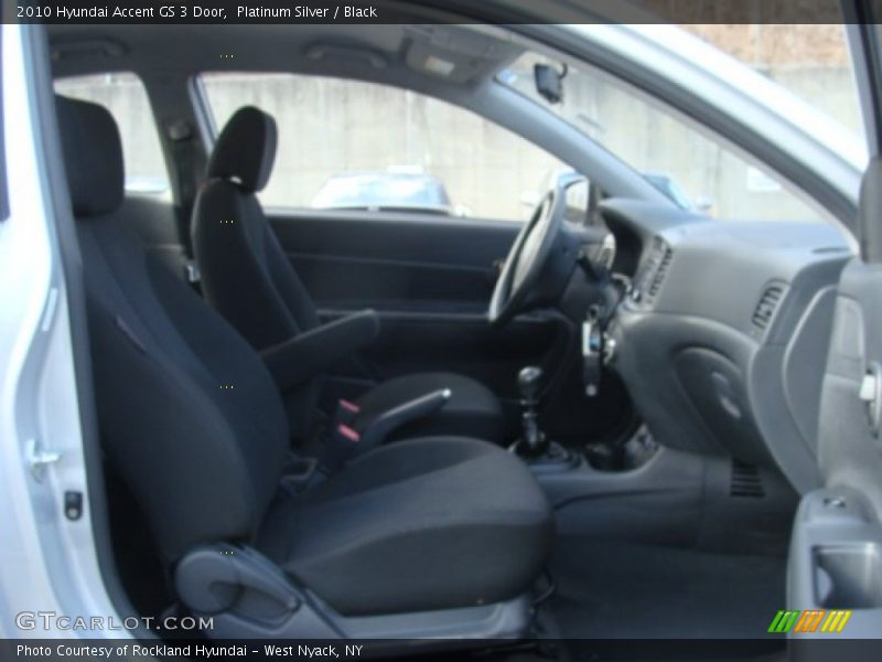 Platinum Silver / Black 2010 Hyundai Accent GS 3 Door