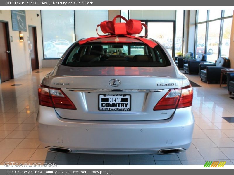 Mercury Metallic / Black 2010 Lexus LS 460 L AWD