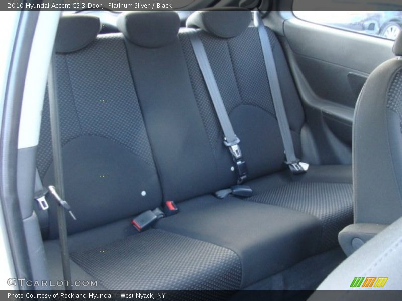 Platinum Silver / Black 2010 Hyundai Accent GS 3 Door