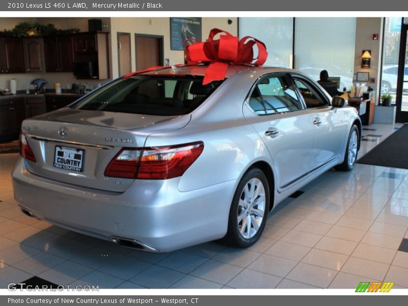 Mercury Metallic / Black 2010 Lexus LS 460 L AWD