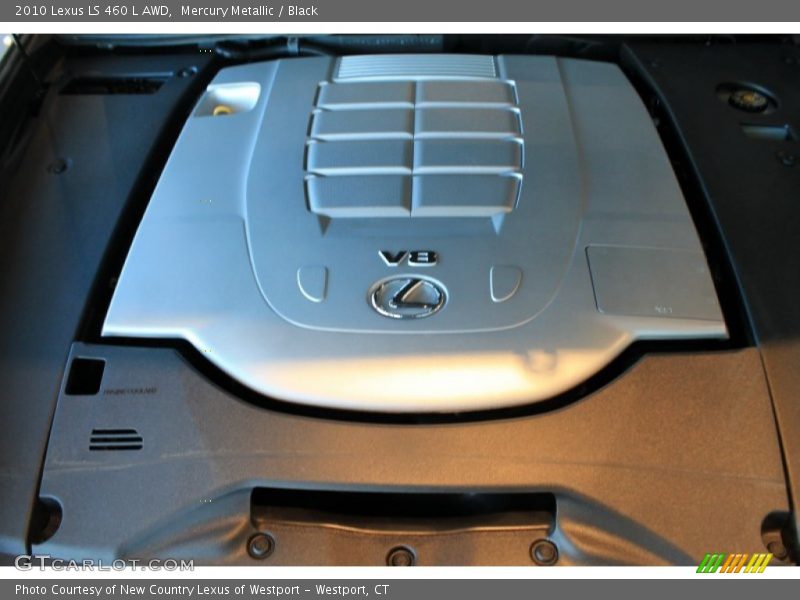 Mercury Metallic / Black 2010 Lexus LS 460 L AWD