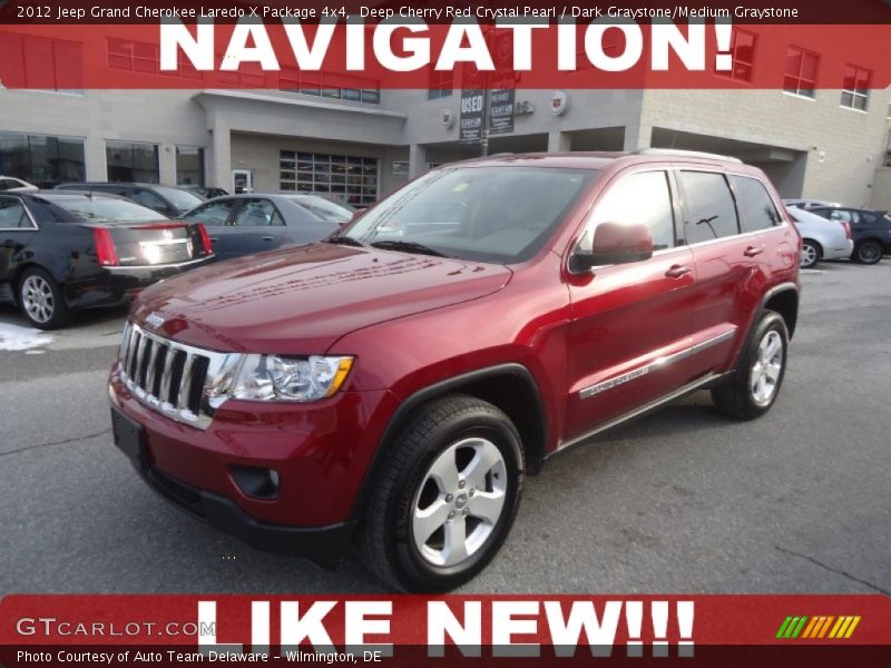 Deep Cherry Red Crystal Pearl / Dark Graystone/Medium Graystone 2012 Jeep Grand Cherokee Laredo X Package 4x4