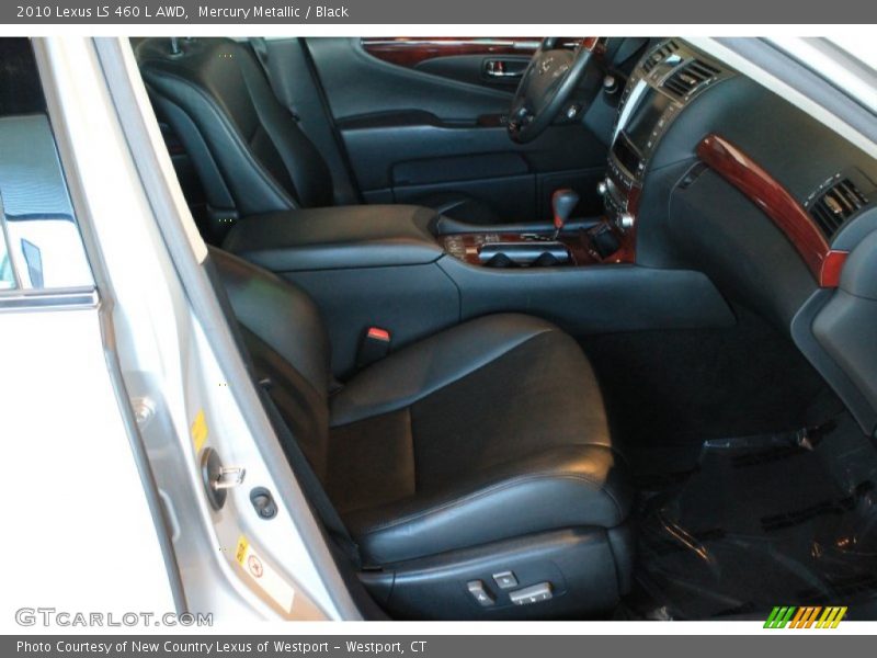 Mercury Metallic / Black 2010 Lexus LS 460 L AWD