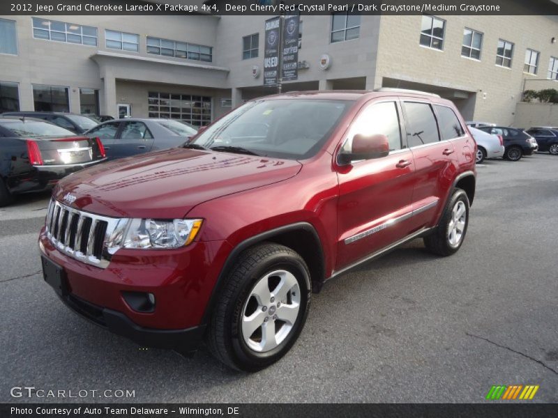 Deep Cherry Red Crystal Pearl / Dark Graystone/Medium Graystone 2012 Jeep Grand Cherokee Laredo X Package 4x4