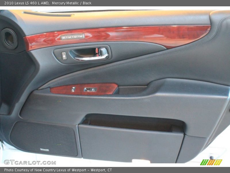 Mercury Metallic / Black 2010 Lexus LS 460 L AWD