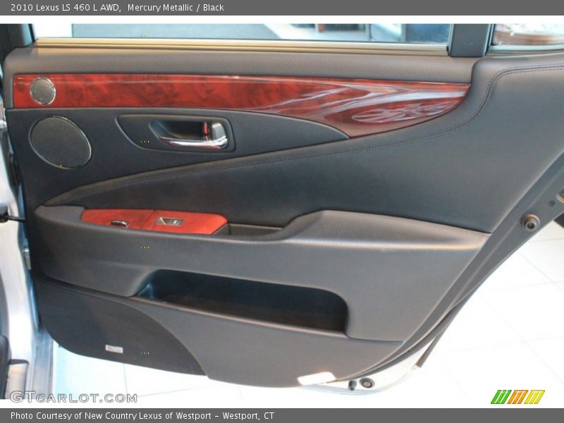 Mercury Metallic / Black 2010 Lexus LS 460 L AWD