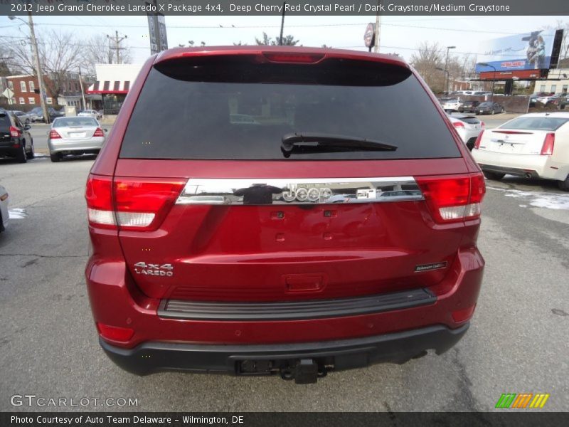 Deep Cherry Red Crystal Pearl / Dark Graystone/Medium Graystone 2012 Jeep Grand Cherokee Laredo X Package 4x4