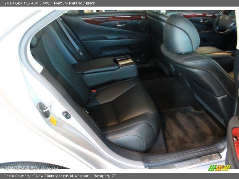Mercury Metallic / Black 2010 Lexus LS 460 L AWD