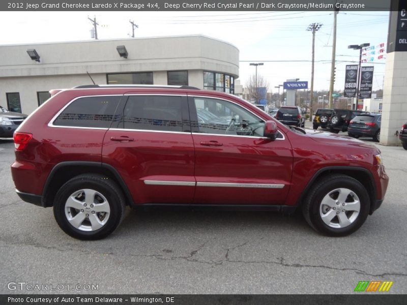 Deep Cherry Red Crystal Pearl / Dark Graystone/Medium Graystone 2012 Jeep Grand Cherokee Laredo X Package 4x4