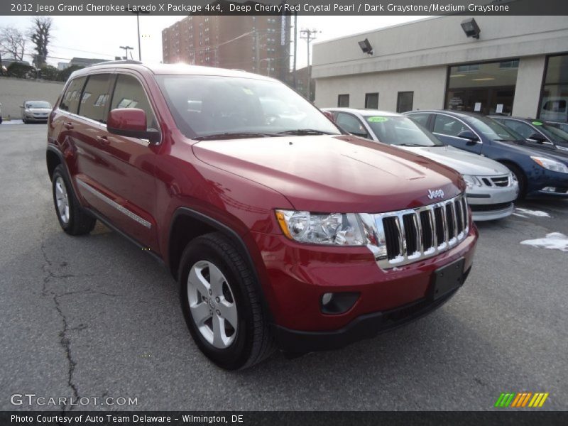Deep Cherry Red Crystal Pearl / Dark Graystone/Medium Graystone 2012 Jeep Grand Cherokee Laredo X Package 4x4