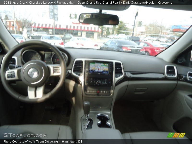 Deep Cherry Red Crystal Pearl / Dark Graystone/Medium Graystone 2012 Jeep Grand Cherokee Laredo X Package 4x4
