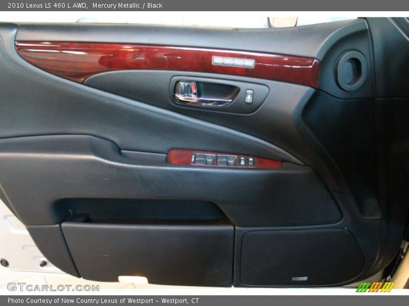 Mercury Metallic / Black 2010 Lexus LS 460 L AWD