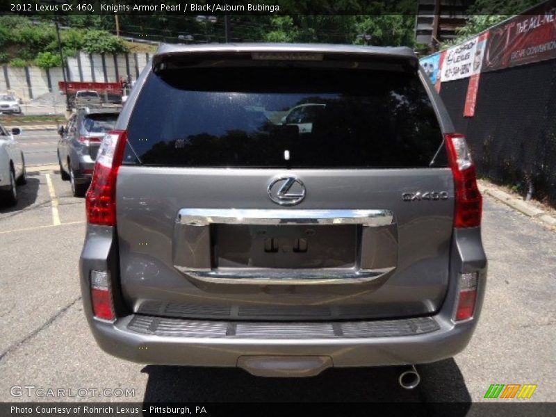 Knights Armor Pearl / Black/Auburn Bubinga 2012 Lexus GX 460