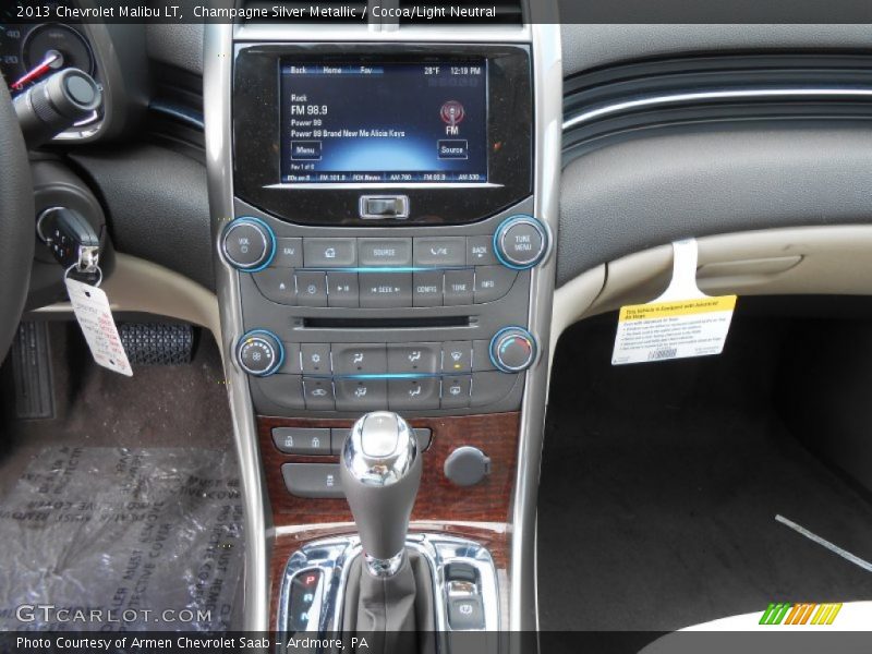 Champagne Silver Metallic / Cocoa/Light Neutral 2013 Chevrolet Malibu LT