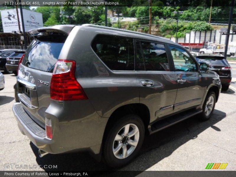 Knights Armor Pearl / Black/Auburn Bubinga 2012 Lexus GX 460