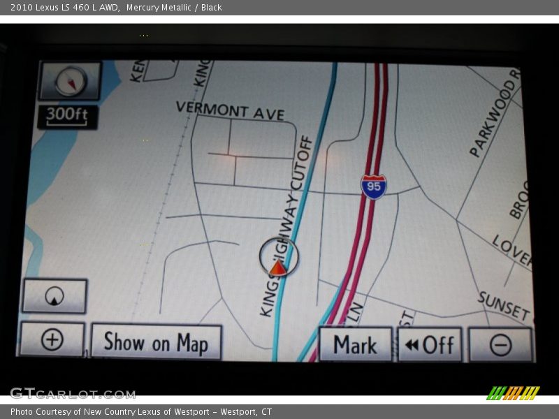 Mercury Metallic / Black 2010 Lexus LS 460 L AWD