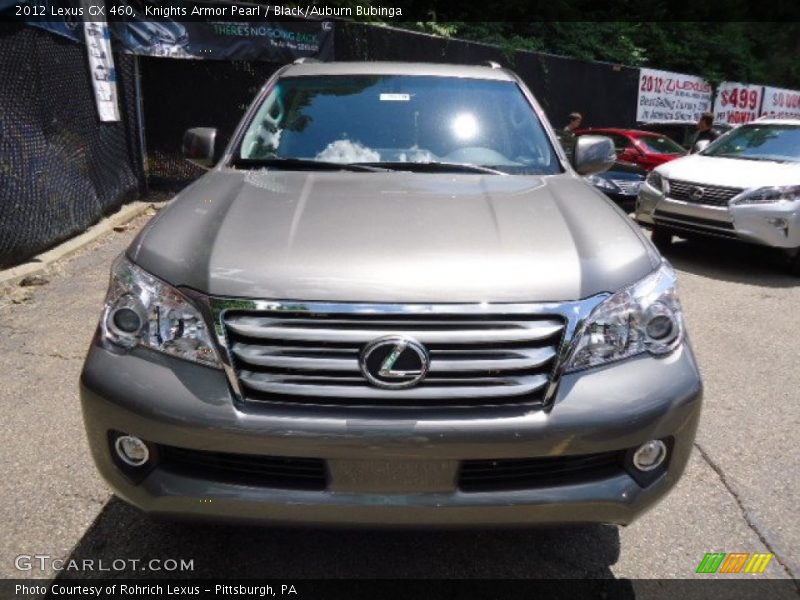 Knights Armor Pearl / Black/Auburn Bubinga 2012 Lexus GX 460