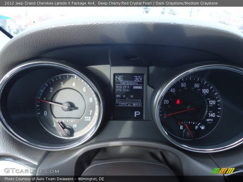 Deep Cherry Red Crystal Pearl / Dark Graystone/Medium Graystone 2012 Jeep Grand Cherokee Laredo X Package 4x4