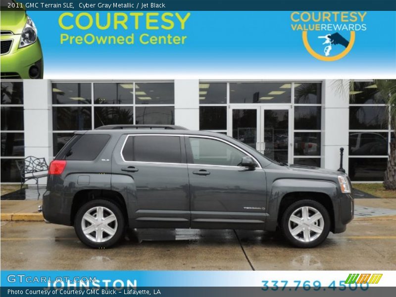 Cyber Gray Metallic / Jet Black 2011 GMC Terrain SLE