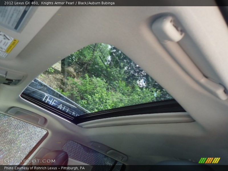 Knights Armor Pearl / Black/Auburn Bubinga 2012 Lexus GX 460