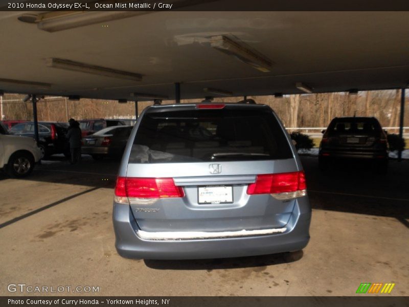 Ocean Mist Metallic / Gray 2010 Honda Odyssey EX-L