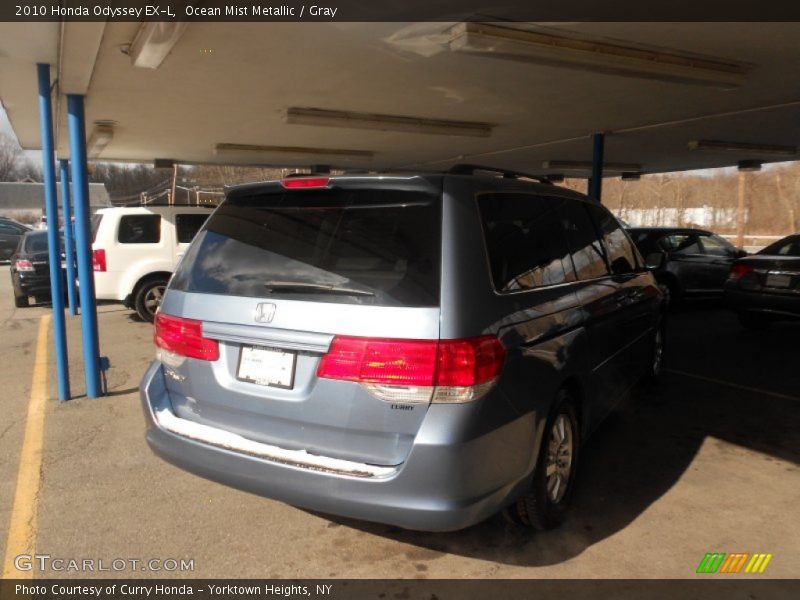 Ocean Mist Metallic / Gray 2010 Honda Odyssey EX-L
