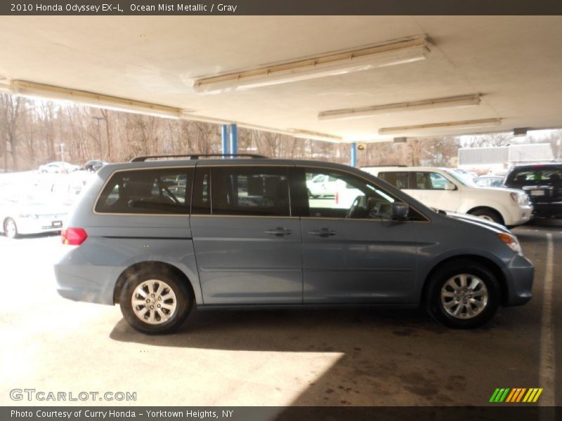 Ocean Mist Metallic / Gray 2010 Honda Odyssey EX-L