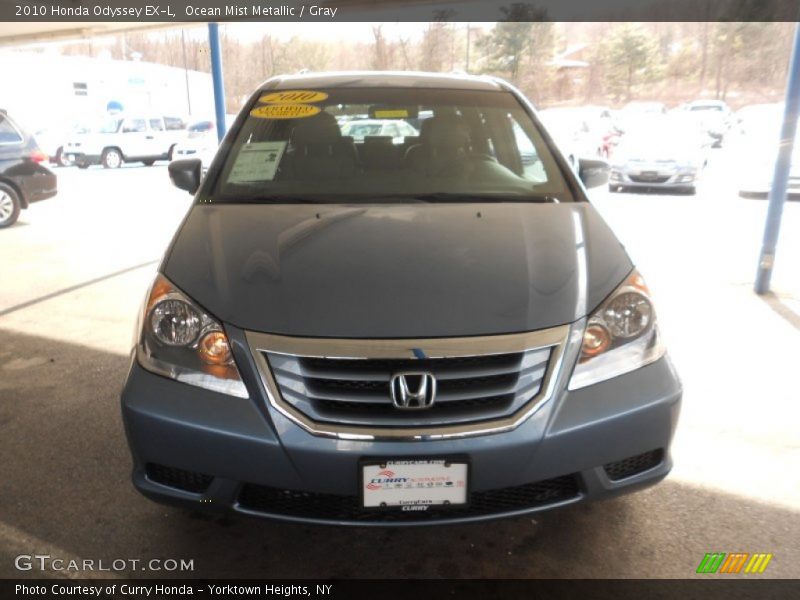 Ocean Mist Metallic / Gray 2010 Honda Odyssey EX-L