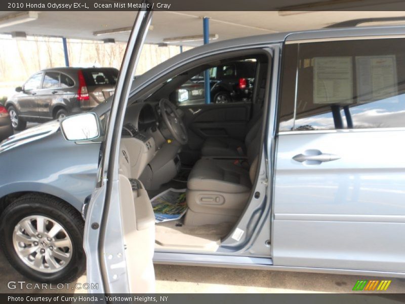 Ocean Mist Metallic / Gray 2010 Honda Odyssey EX-L