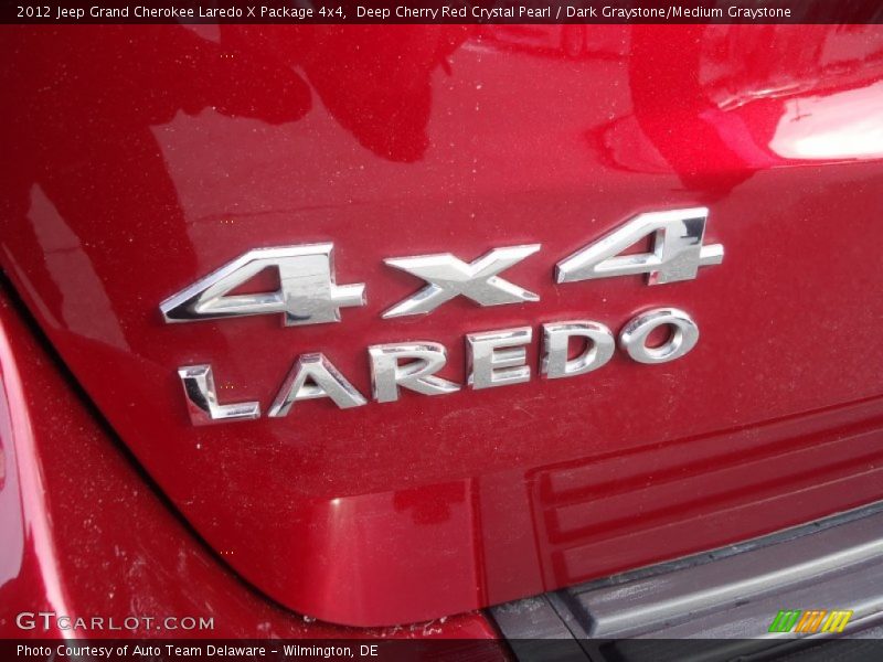 Deep Cherry Red Crystal Pearl / Dark Graystone/Medium Graystone 2012 Jeep Grand Cherokee Laredo X Package 4x4