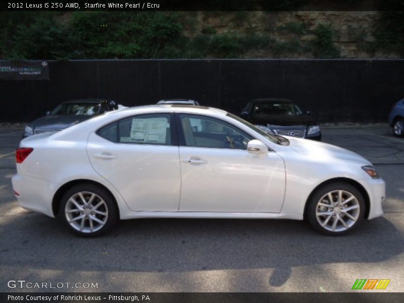 Starfire White Pearl / Ecru 2012 Lexus IS 250 AWD