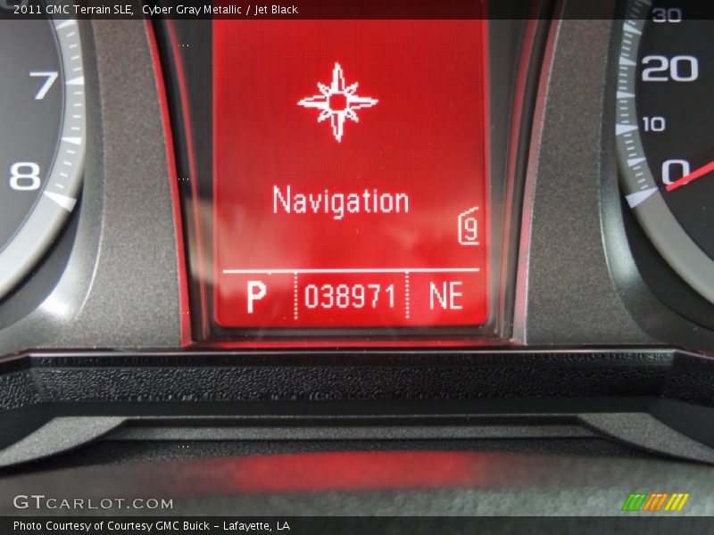 Cyber Gray Metallic / Jet Black 2011 GMC Terrain SLE