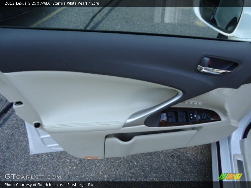 Starfire White Pearl / Ecru 2012 Lexus IS 250 AWD
