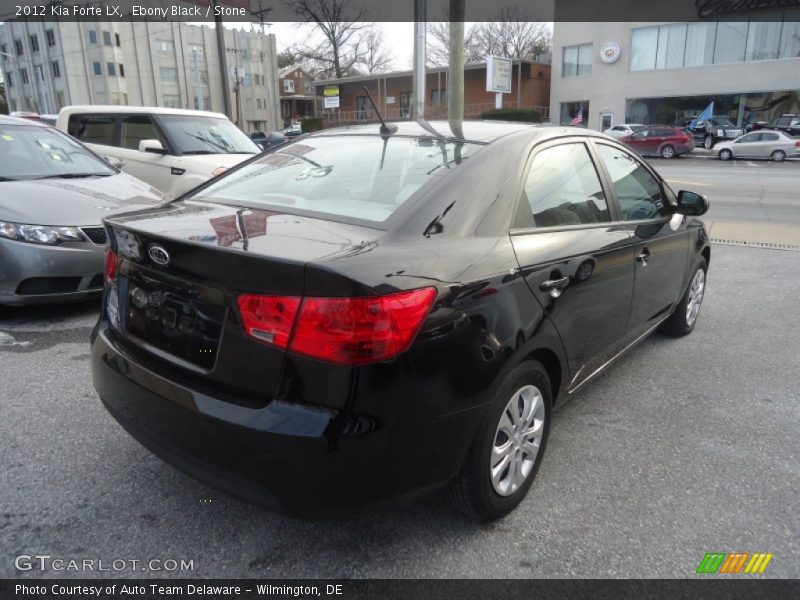 Ebony Black / Stone 2012 Kia Forte LX