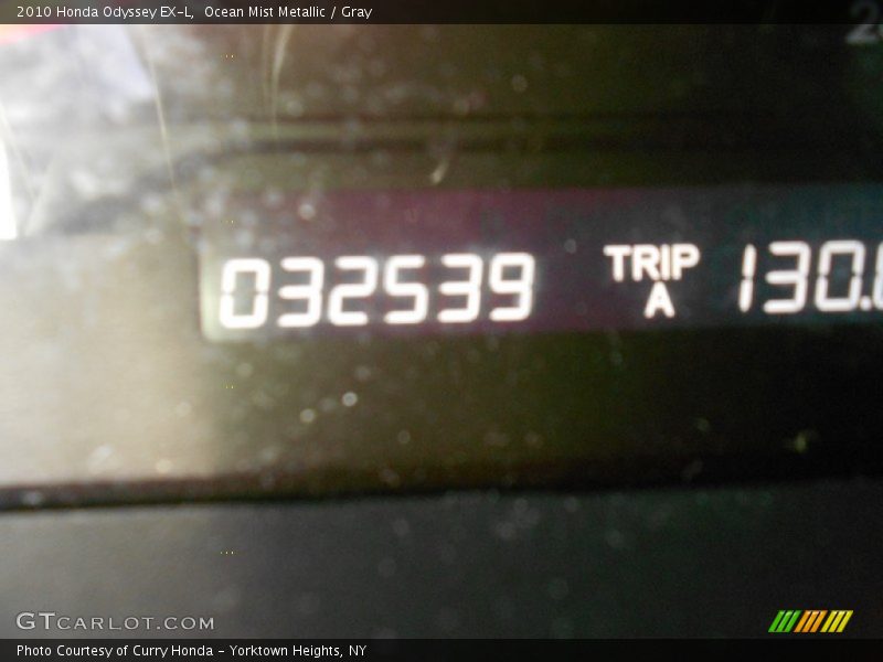 Ocean Mist Metallic / Gray 2010 Honda Odyssey EX-L