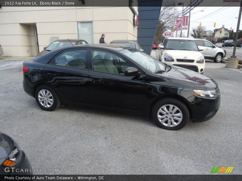 Ebony Black / Stone 2012 Kia Forte LX