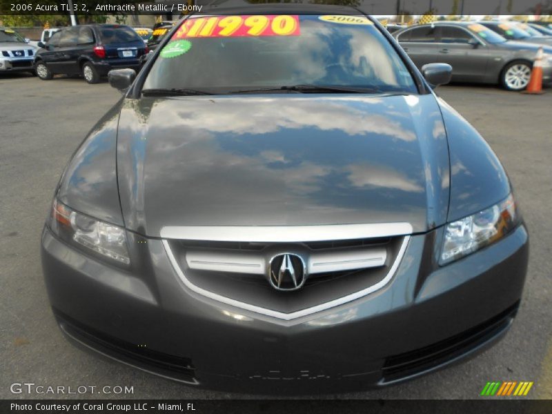 Anthracite Metallic / Ebony 2006 Acura TL 3.2
