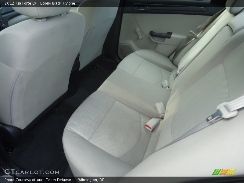 Ebony Black / Stone 2012 Kia Forte LX
