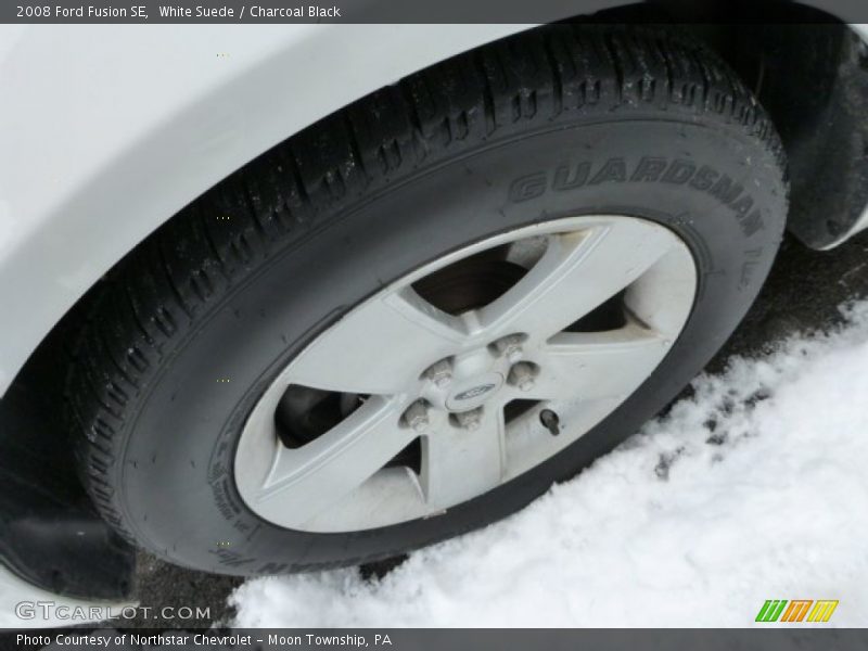 White Suede / Charcoal Black 2008 Ford Fusion SE