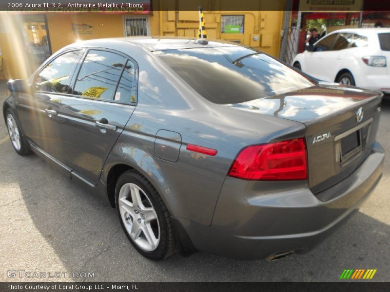 Anthracite Metallic / Ebony 2006 Acura TL 3.2