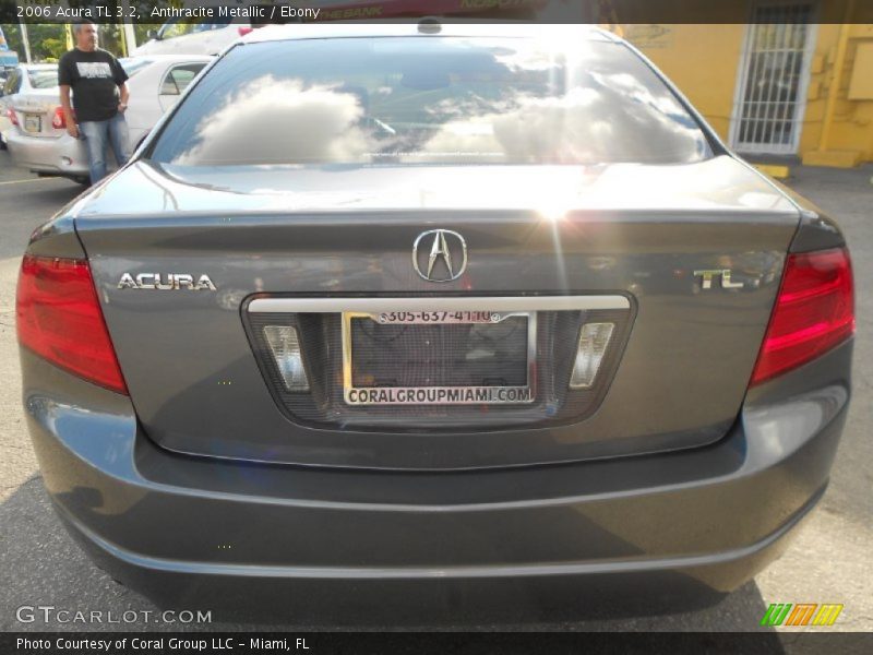 Anthracite Metallic / Ebony 2006 Acura TL 3.2