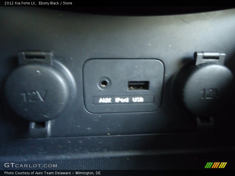 Ebony Black / Stone 2012 Kia Forte LX