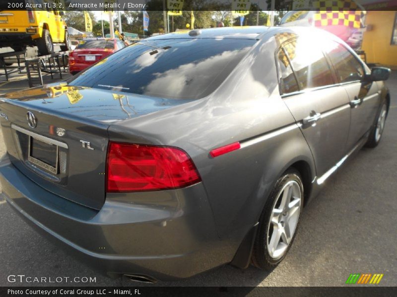 Anthracite Metallic / Ebony 2006 Acura TL 3.2