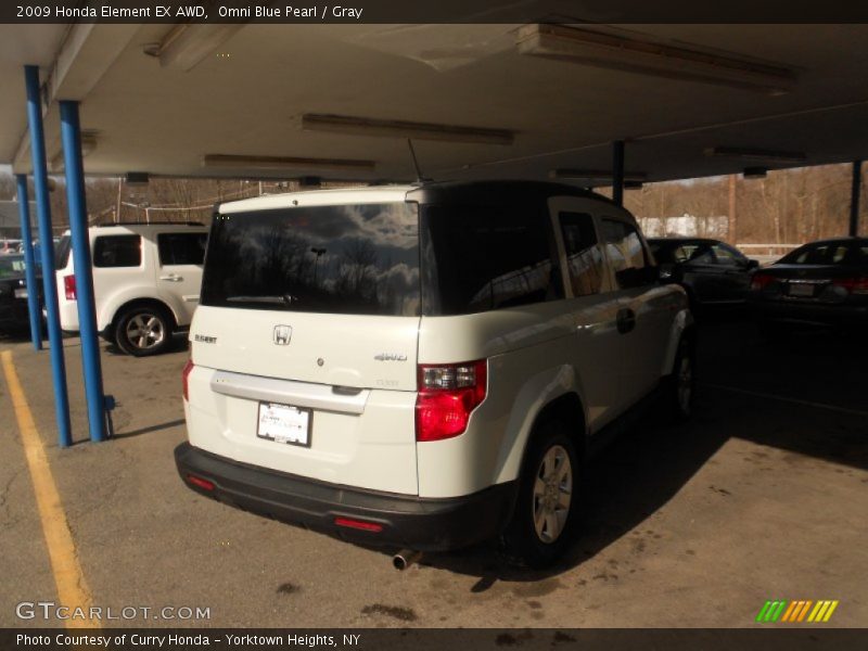 Omni Blue Pearl / Gray 2009 Honda Element EX AWD