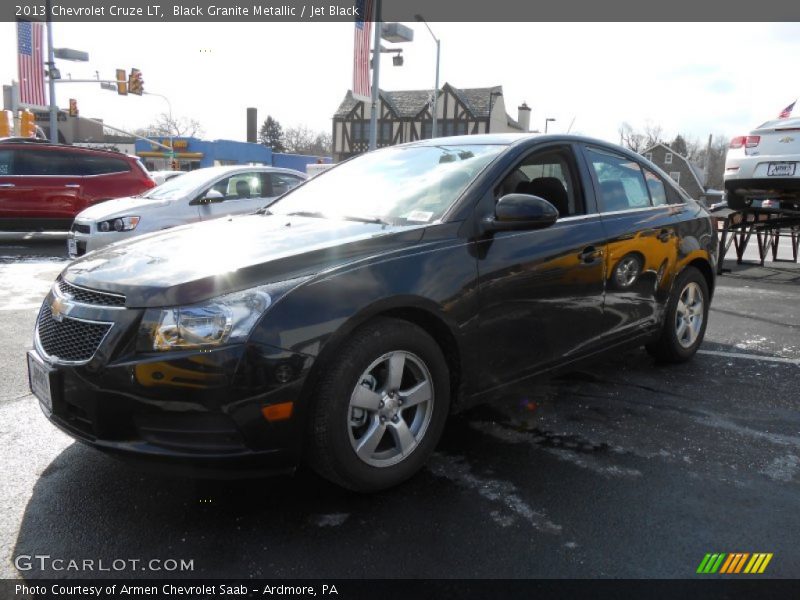 Black Granite Metallic / Jet Black 2013 Chevrolet Cruze LT