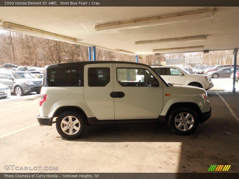Omni Blue Pearl / Gray 2009 Honda Element EX AWD