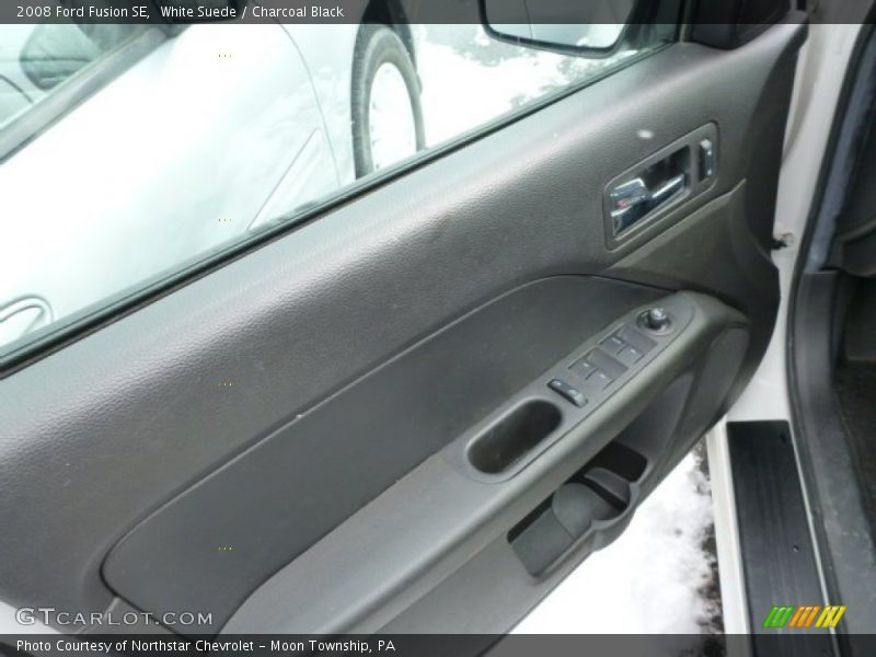 White Suede / Charcoal Black 2008 Ford Fusion SE