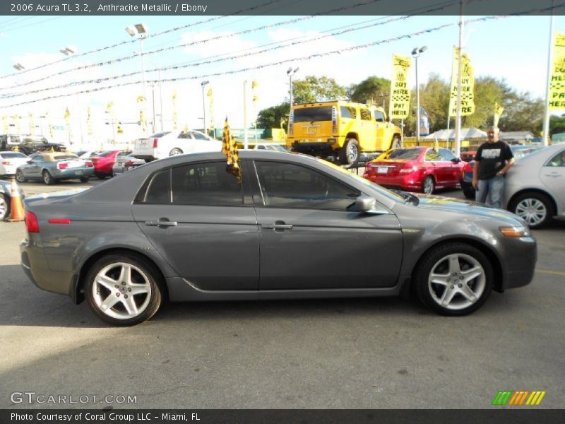Anthracite Metallic / Ebony 2006 Acura TL 3.2