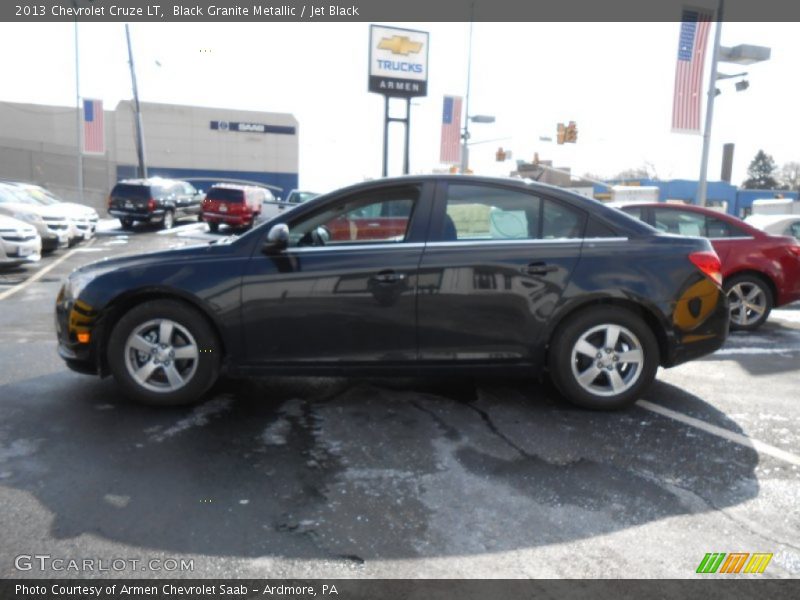 Black Granite Metallic / Jet Black 2013 Chevrolet Cruze LT